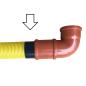 Preview: Drainage pipe reduction DN100 / 110 KG pipe